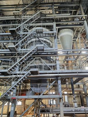 Twin Screw Fluidized Bed Limbah Limbah Pabrik Pembakaran Untuk Kinerja Dan Bahan Bakar Gas Alam